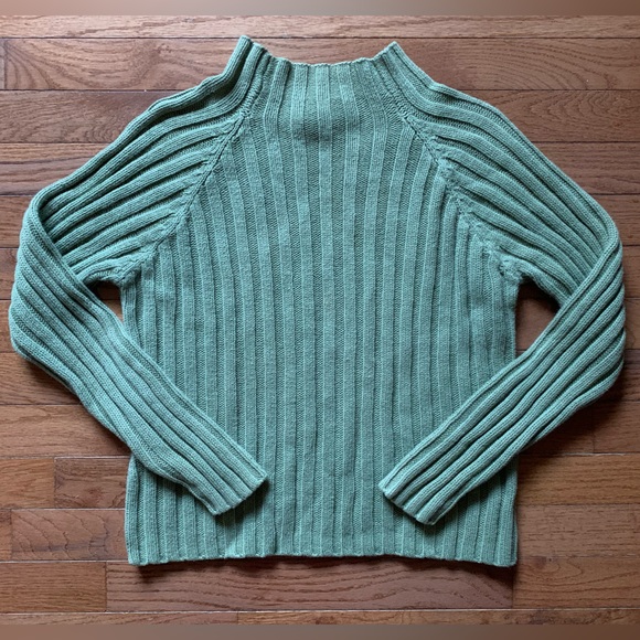 Herman Geist Ribbed Sage Sweater - Picture 1 of 4